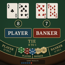 Jauni Casino - Baccarat Table Game - VIP Tables