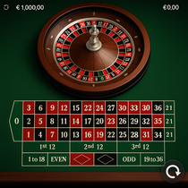 Jauni Casino - Roulette Table Game - European and American